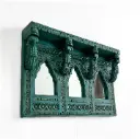 Wall Decor Triple Arch Mirror Frame 
