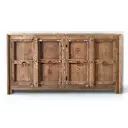 Handcrafted Reclaimed Wood Sideboard in Brown Finish