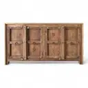 Handcrafted Reclaimed Wood Sideboard in Brown Finish
