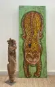 Antique Wooden Wall Décor Painting 