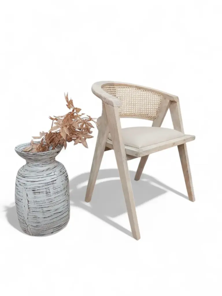 Solid Mango Wood Dinning Chair 