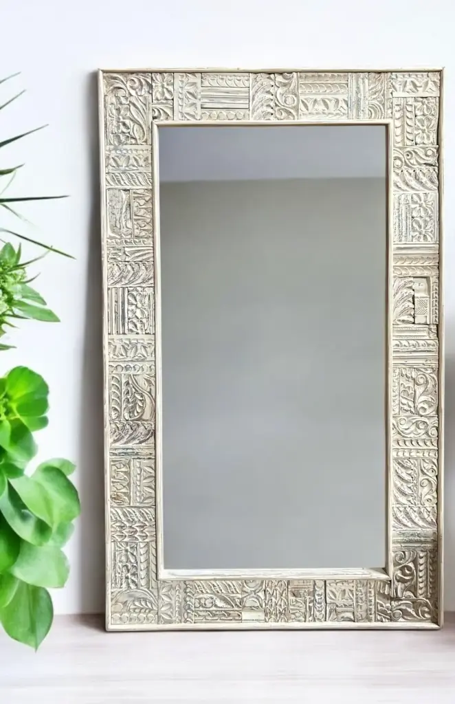 Vintage Mirror Frame Rectangular Shape  