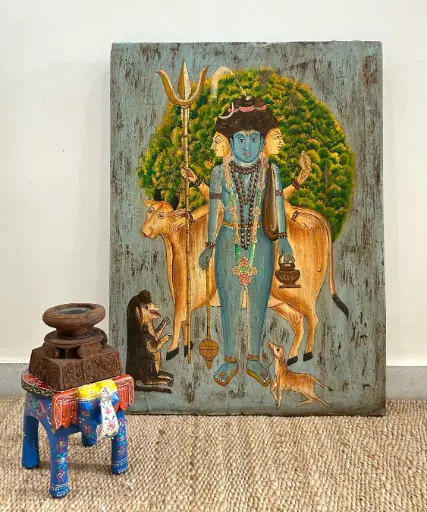 Lord Shiva Wall Décor Painting 