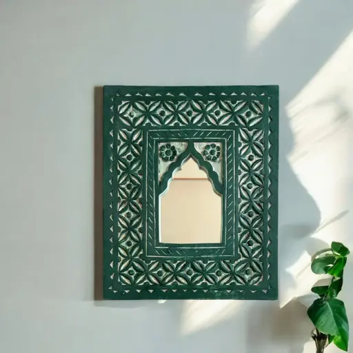 Carved Wall Décor Mirror Frame 
