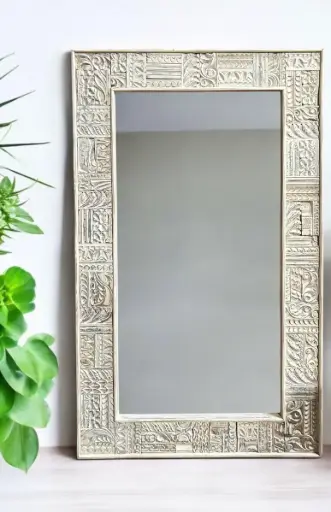 Vintage Mirror Frame Rectangular Shape  